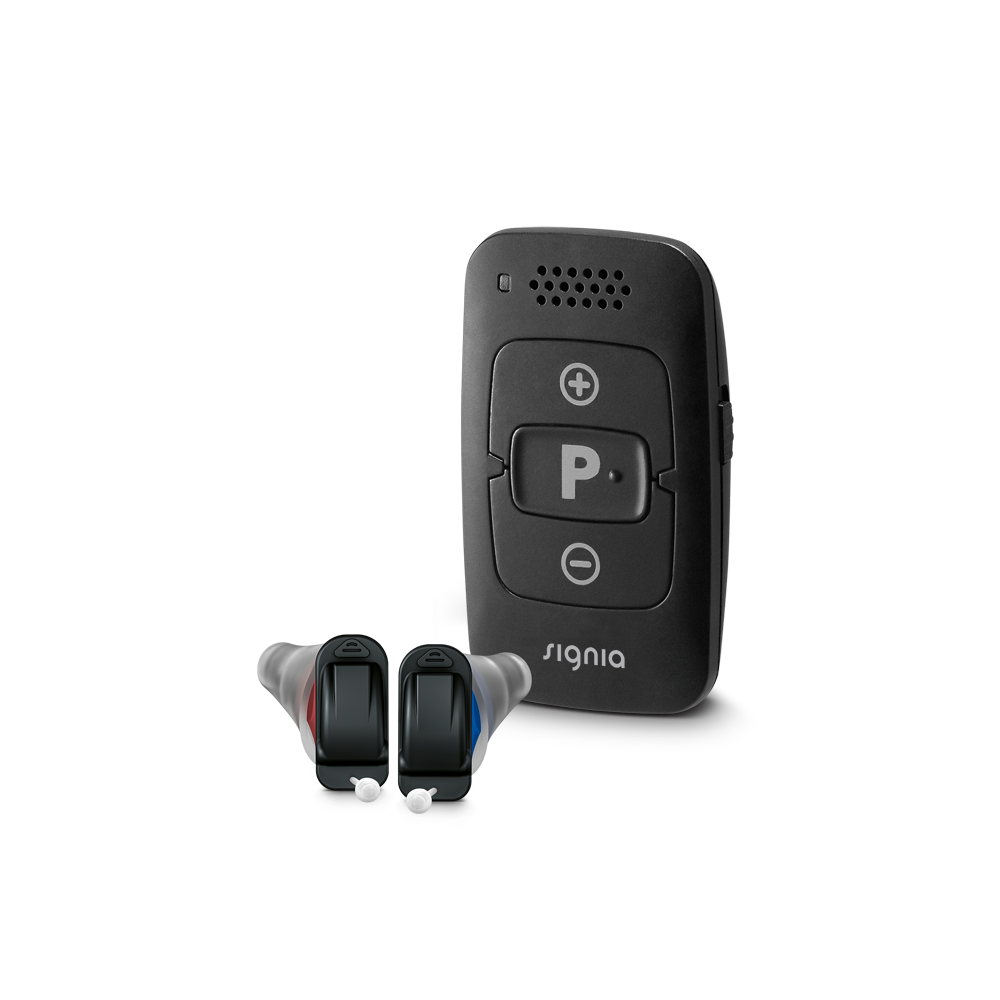 Signia Silk Mini Pocket Hearing Aid from Cardiff Hearing