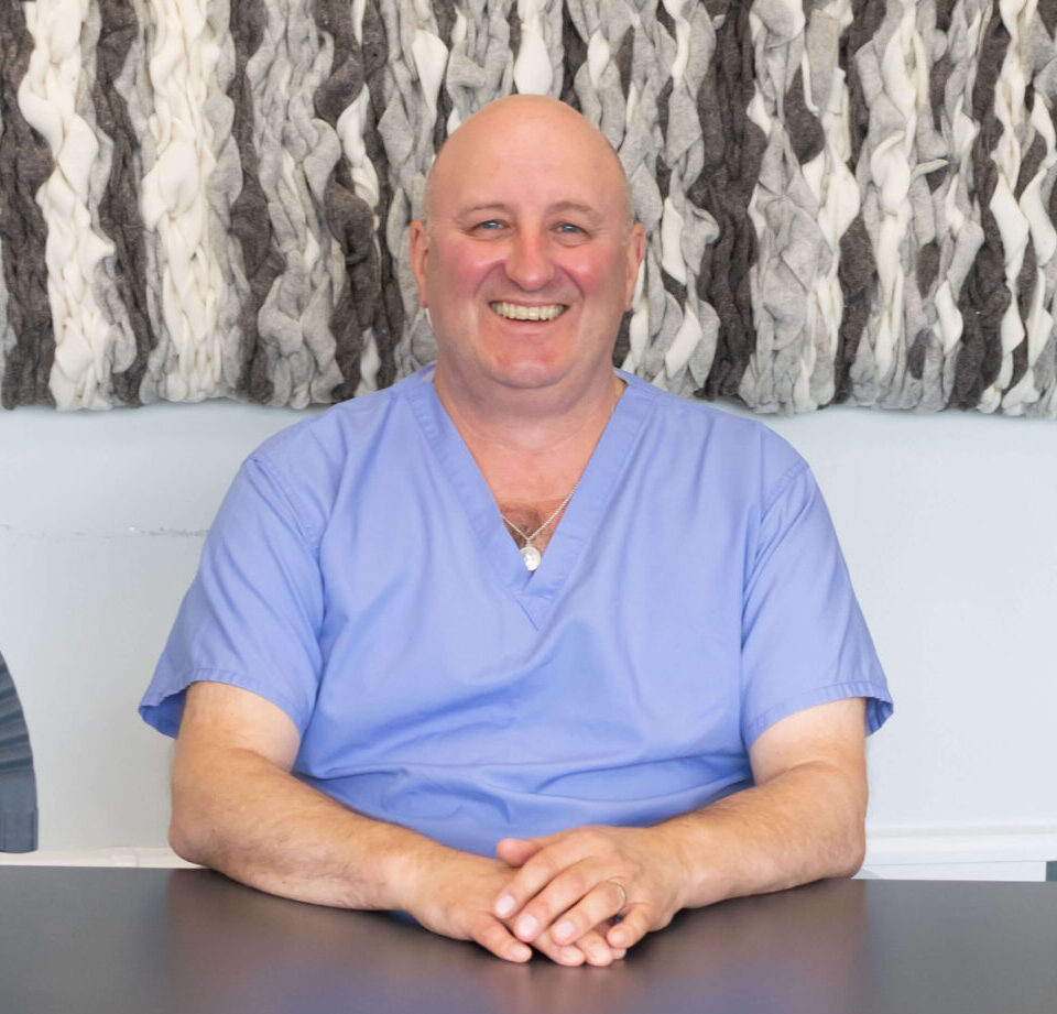 Andy Mardell, in clinic nurse at Cardiff Hearing